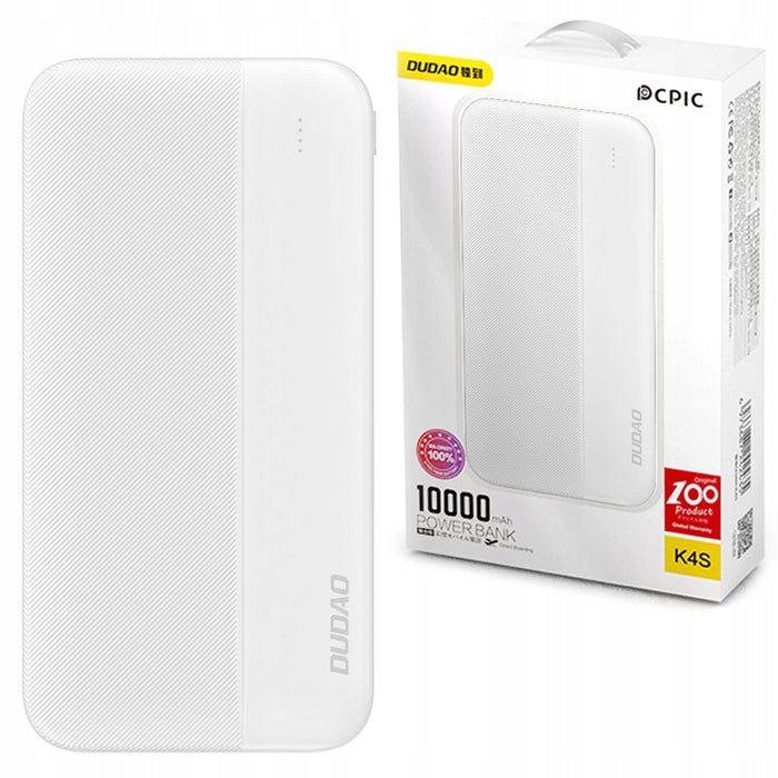 10000mAh Micro USB QC Fast Charging Powerbank LED Display Portable External Battery Charger