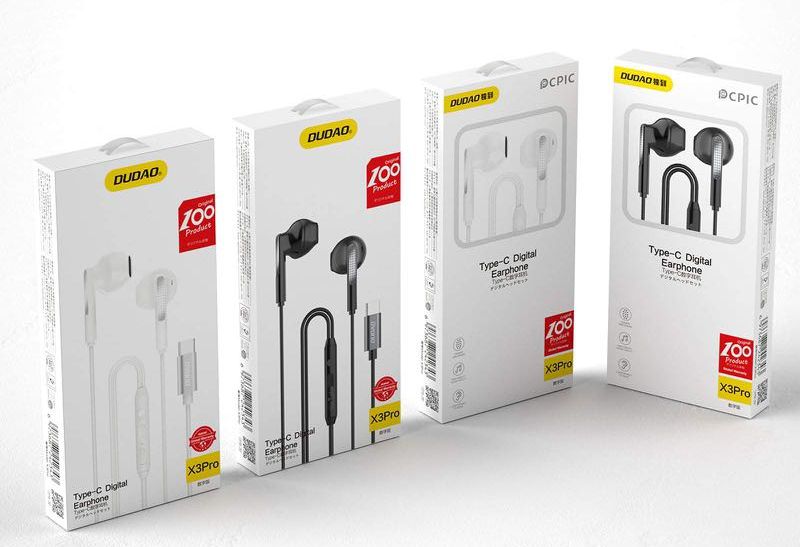 Type C Hands-Free Headset with Volume Control