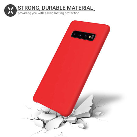 Samsung Galaxy S10 Soft Silicone Case Cover (Assorted Color)
