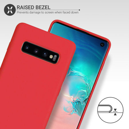 Samsung Galaxy S10 Soft Silicone Case Cover (Assorted Color)