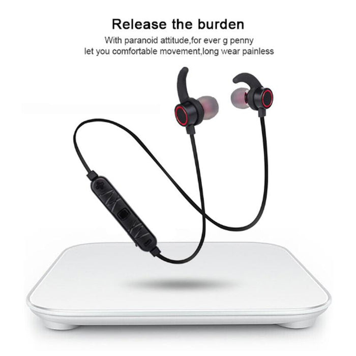 M10 Wireless Bluetooth Headset (Neck Support Magnetic Sport Super Bass Earphone)