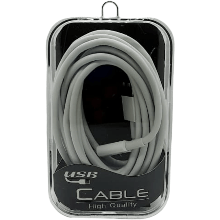 2 Meter Micro USB Data Charging Cable (White/Glass Box)