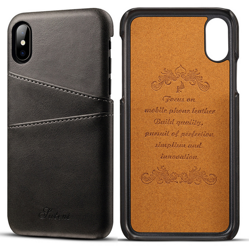 iPhone 11 Wallet Case with Credit Card Holder, Synthetic Leather