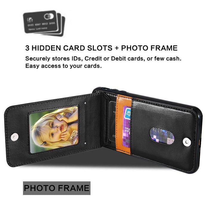 iPhone 12 Mini Leather wallet case with credit card slots