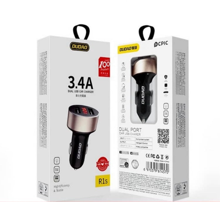 DUDAO Dual Port 18W Car Charger