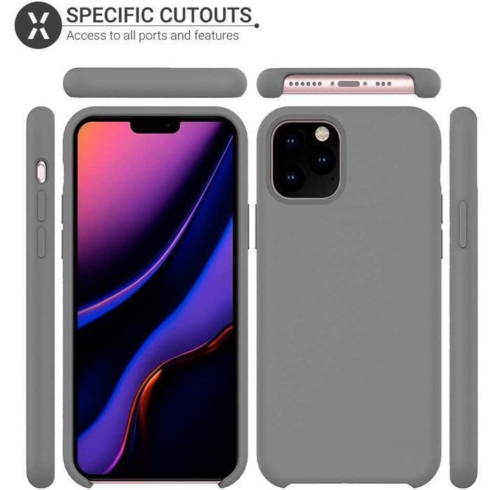 iPhone 11 Pro Soft Silicone Case Cover (Assorted Color)