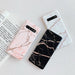 Samsung Galaxy S10 Marble Glass Silicone Case Cover  (Assorted Color)