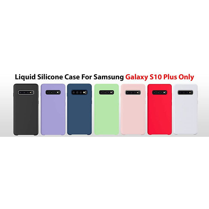Samsung Galaxy S10 Plus Soft Silicone Case Cover (Assorted Color)
