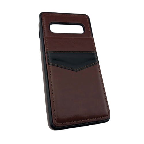 Samsung Galaxy S10 Leather wallet case with credit card slots