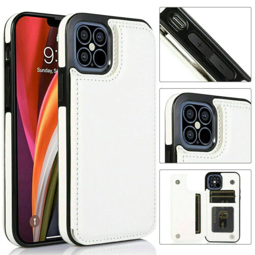 Retro PU Flip Leather Case Multi Card Holder for iPhone 13 Mini, iPhone 13, iPhone 13 Pro, iPhone 13 Pro Max