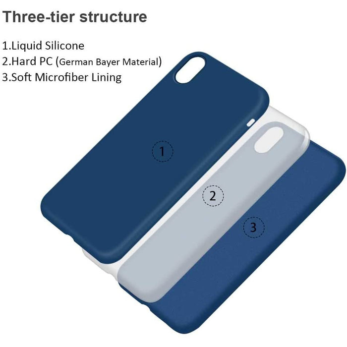 iPhone XR Soft Silicone Case Cover (Assorted Color)