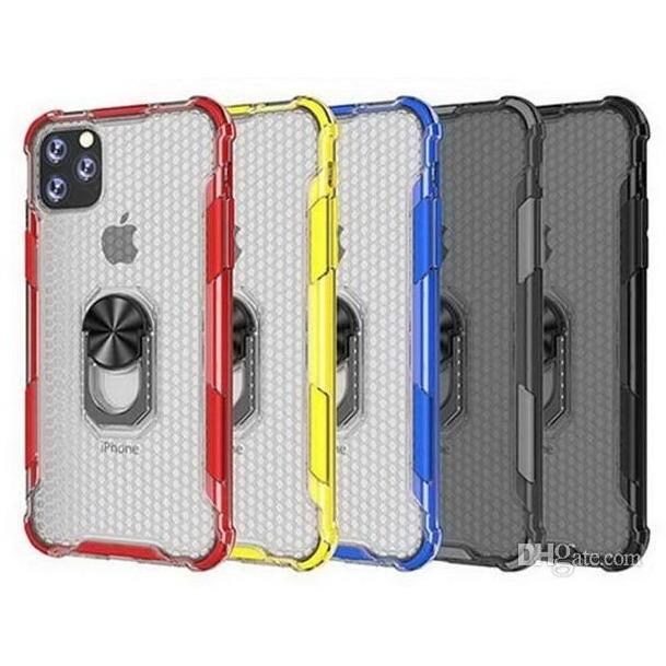 Samsung Galaxy S21 Plus Clear car case cell phone holder with 360° Rotation Ring Holder Kickstand